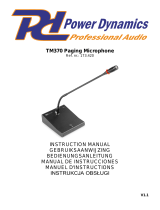 TRONIOS TM370 Paging Microphone El manual del propietario