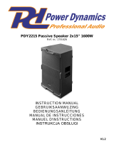 Power Dynamics PDY2215 El manual del propietario