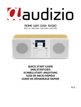 audizio Rome WIFI Internet Stereo DAB+ Radio Guía de inicio rápido