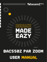 Beamz Pro BAC550Z El manual del propietario