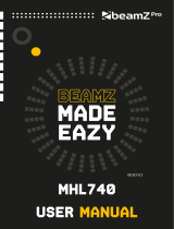 Beamz Pro MHL740 El manual del propietario