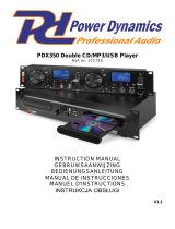 Power Dynamics PDX350 El manual del propietario