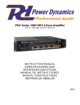 Power Dynamics PDV360MP3 El manual del propietario