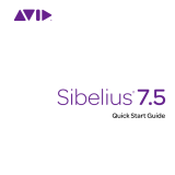 Sibelius 7.5 Guía de inicio rápido