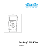 TESTBOY 4000 Manual de usuario