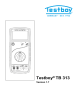 TESTBOY 313 Manual de usuario