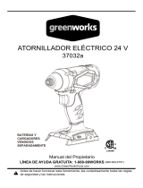 Greenworks 37032a El manual del propietario