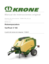 Krone BA VariPack V 165 (RP201-10) Instrucciones de operación