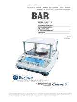 Giropes Baxtran BAR Manual de usuario