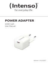 Intenso Power Adapter W30C GaN El manual del propietario