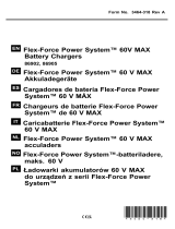 Toro Flex-Force Power System 2 AMP 60V MAX Battery Charger Manual de usuario