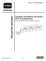 Toro Revolution 60V 6-Pod Battery Charger Manual de usuario