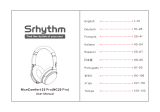 Srhythm NiceComfort NC25 Pro Headphone Manual de usuario
