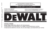 DeWalt DXCMLA1683066 Air Compressor Manual de usuario
