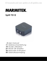 Marmitek TS12 Split Media Converter Manual de usuario