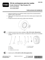 Toro Wheel Weight Kit, Maxi Sneaker 370 Vibratory Plow Guía de instalación