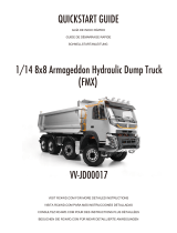 RC4WD VV-JD00043 1/14 8×8 Armageddon Hydraulic Dump Truck Manual de usuario