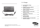 Invacare DTEC013825 5 A Charger Lead Acid Battery Charger Manual de usuario