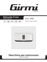 Girmi VT51 Vacuum Sealer Manual de usuario