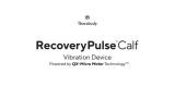 Therabody Recovery Pulse Calf Vibrating Compression Sleeve Manual de usuario