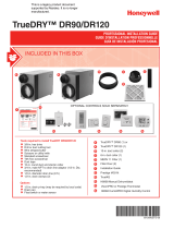 Honeywell DR90/DR120 90 Pint Whole House Dehumidifier Guía de instalación