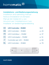 HomeMatic IP 157662 LED Controller Manual de usuario