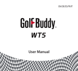 Golfbuddy WT5 Manual de usuario