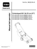 Toro 21in 60V Lawn Mower Manual de usuario