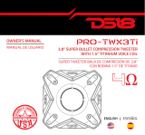 DS18PRO-TWX3Ti 3.8 Inch Super Bullet Compression Tweeter