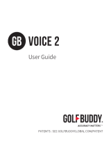 Golfbuddy Voice2 Manual de usuario