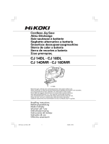 Hitachi CJ 18 DMR El manual del propietario