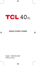 TCL 40XL Smartphone Guía del usuario
