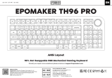 EPOMAKER TH96 Pro Mechanical Gaming Keyboard DIY Kit Guía del usuario
