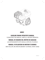 Simpson 420CC Gasoline Engine Manual de usuario