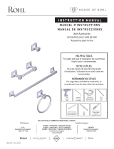 Rohl INS12571 Bath Accessories Manual de usuario