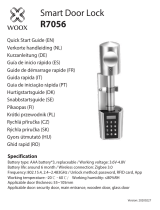 woox R7056 Smart Door Lock Guía del usuario