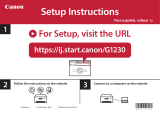 Canon G1230 Printer Instrucciones de operación