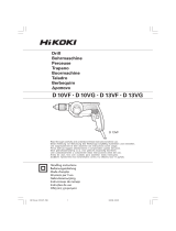 Hikoki D10VG Manual de usuario