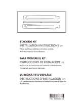 LG MHK67632108 Chrome Laundry Stacking Kit Manual de usuario
