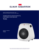 Elnur Gabarron fan heater TVH Manual de usuario