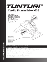 Tunturi Cardio Fit Mini Bike M35 Manual de usuario