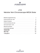 Junghans Meister fein Chronoscope MEGA Solar Manual de usuario