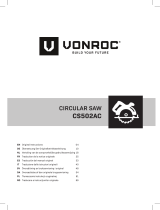 Vonroc CS502AC Circular Saw Manual de usuario