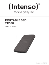 Intenso External SSD TX500 El manual del propietario
