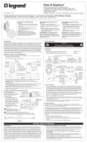 Pass and Seymour RF26352CDBK Guía de instalación