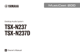 Yamaha TSX-N237 El manual del propietario