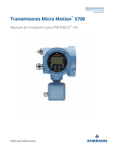 Micro Motion Transmisores 5700 El manual del propietario