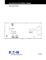 Eaton DIN500AC Eaton DIN Rail AC UPS Guía del usuario