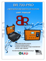 BR Systems BR-700 Pro Underground Water Detector Manual de usuario