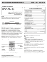koban KPHD-NFC-ASTRO3 El manual del propietario